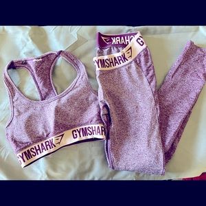 GYMSHARK FLEX LEGGINGS + SPORTS BRA